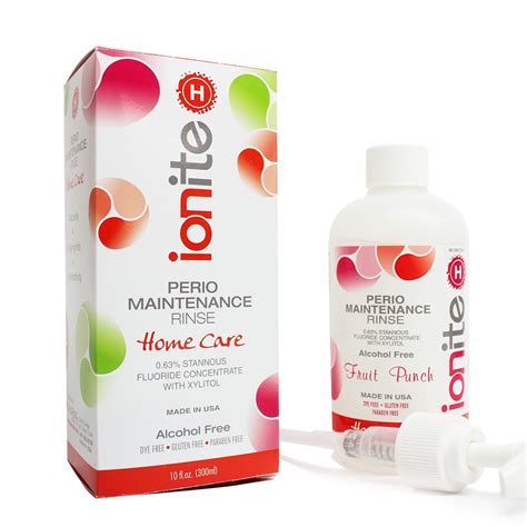 Ionite 0.63% Stannous Fluoride Antimicrobial Perio Rinse Mouthwash ...