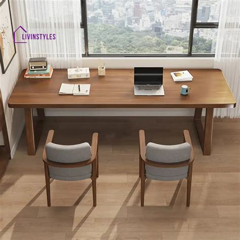 Boris Solid Wood Study Table for Students – LivIn Styles