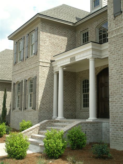 Brick Spanish Moss And Stone Reclaimed Natural Stone Triangle Wall