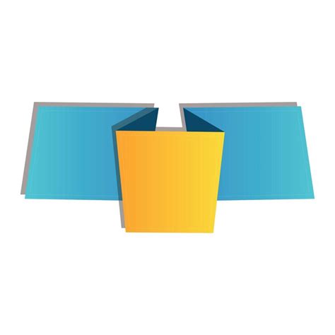 Origami sale banner label discount badge blank design template ...