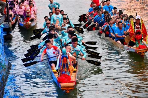 Photos Chine : course nocturne de bateaux-dragons — Chine Informations