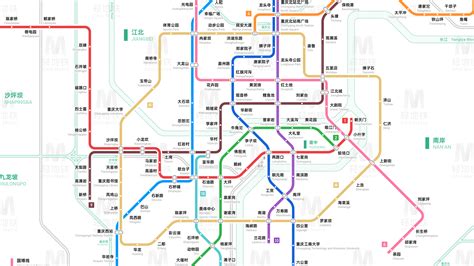 重庆轻轨线路图高清图- 重庆本地宝