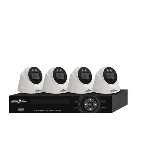 Buy Active Pixel 2.4MP Day Light 4 Channel DVR KIT with 4x2.4 MP Dome ...