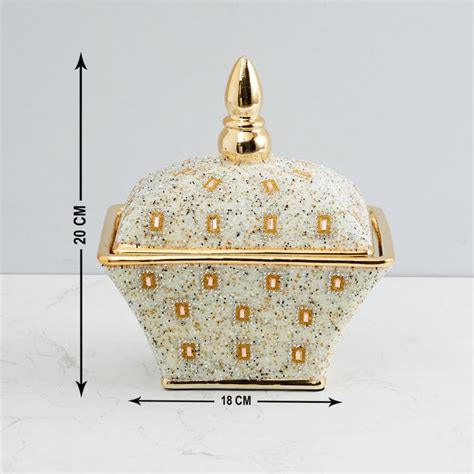 Buy Galaxy Rectangular-Shaped Beaded Decorative Box - 18x14x20 cms ...