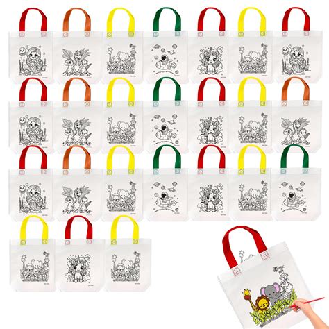 Party Propz Return Gifts for Birthday - 24 Pcs, Diy Canvas Colouring ...