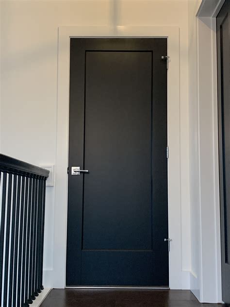 Black Interior Door