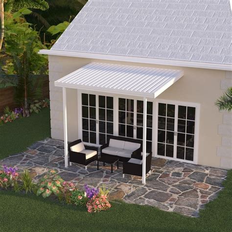 Four Seasons OLS 12.0-Feet x 8.0-Feet White Aluminum Patio cover ( 20 ...