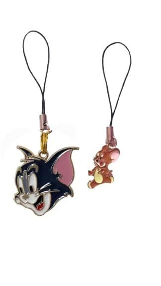 ZENIFY TOM & Jerry phone charms aesthetic for girls boys women pendant ...