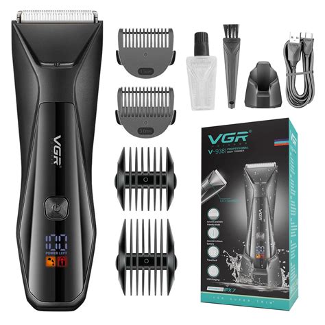 VGR V-938 Professional Cord/Cordless Body Trimmer for full-body groomi