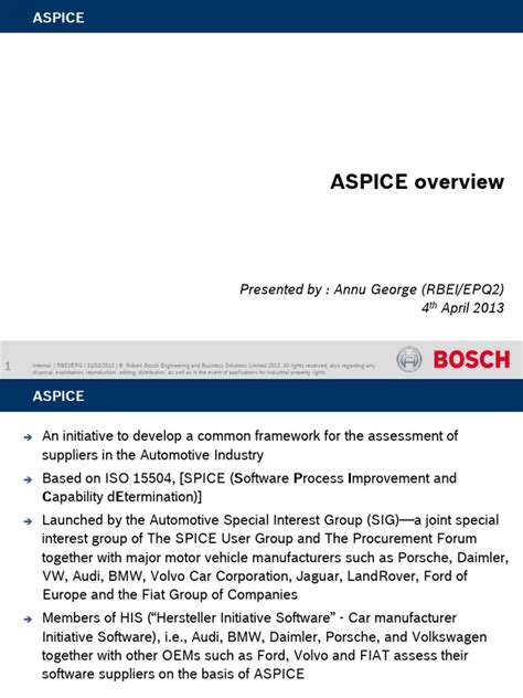 Image result for Aspice Tutorial