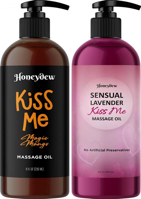 Amazon.com: Sweet and Sensual Massage Oils for Couples - Mango and ...