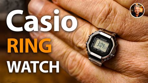 Casio Ring Watch CRW-001 unboxing Casio 50th anniversary ring ...