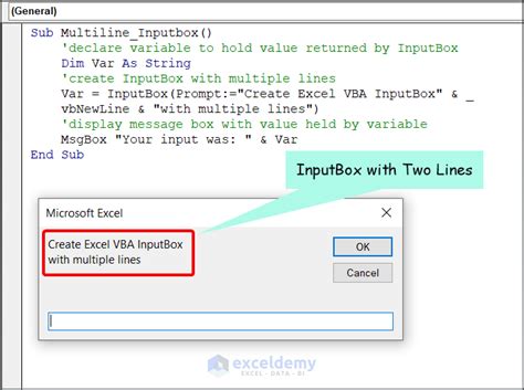 Image result for InputBox VBScript