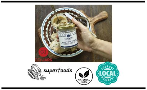 Goajars Millstone Tahini (250g) | 100% Natural | Pure Sesame Seeds ...