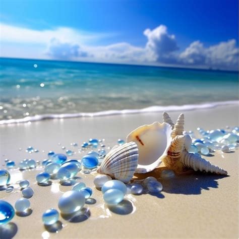 Image result for Beach Background Pearly Shell