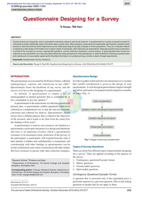 Questionnaire Design 的图像结果