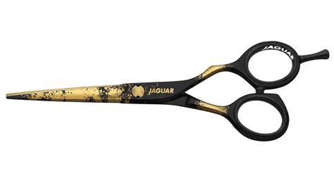 Парикмахерские ножницы JAGUAR Silver Line GOLD RUSH прямые эргономичные ...