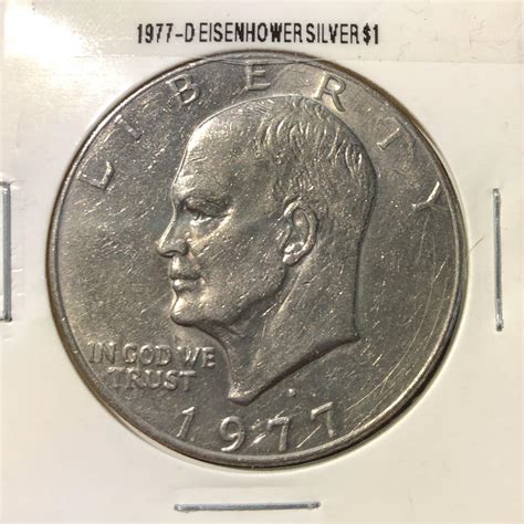 1977-D Eisenhower "Ike" Silver Dollar - For Sale, Buy Now Online - Item ...
