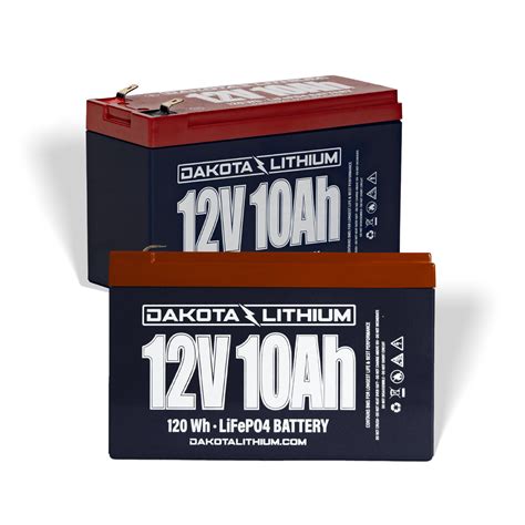 12v 10Ah Dakota Lithium Battery Twin Pack