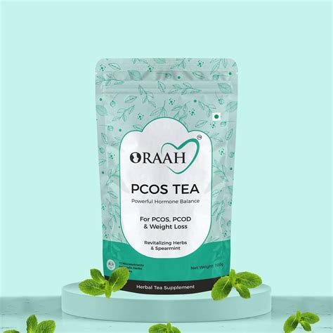 Buy Periods Care Tea | Oraah PCOS PCOD TEA Spearmint Flavour