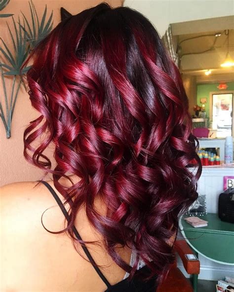 Burgundy Hair Dye Chart