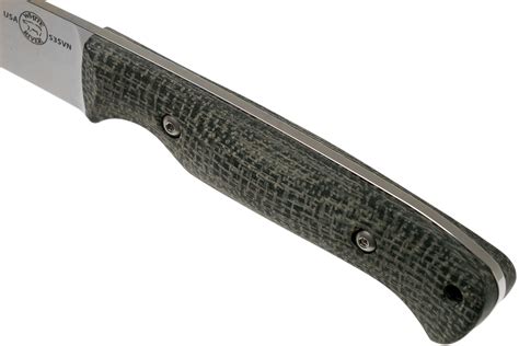 White River Knives Hunter Black Burlap Micarta hunting knife, Owen ...