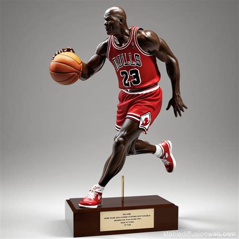 Michael Jordan Basketball Trophy | Stable Diffusion Online