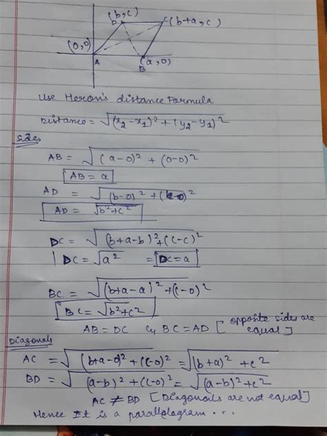 Given the figure below, prove that it is a parallelogram. Explain what ...