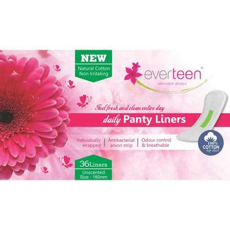 Buy everteen Natural Cotton Daily Panty Liners for Women on everteen