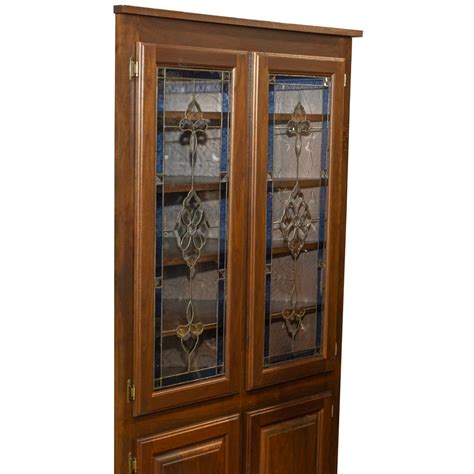 Vintage Leaded Glass Cabinet Doors | Cabinets Matttroy