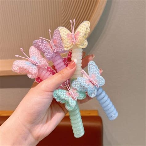 🎀Butterfly Telephone Wire Hair Bands – UOnlyLife