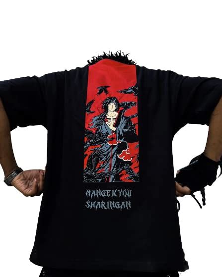 Buy Brief Chickade Itachi Uchiha - Naruto Anime T Shirt Black Unisex ...