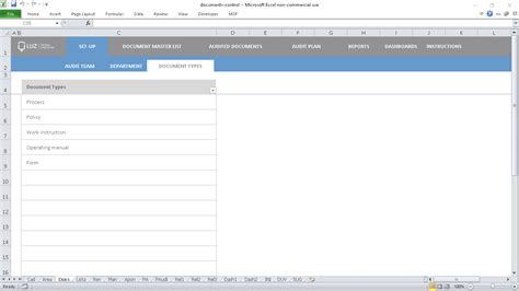 Image result for Excel Document Control Tutorial