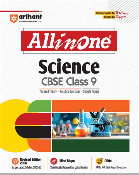 CBSE All in One Science Class 9 Exam 2025-26 | Practice Exercises, Sam ...