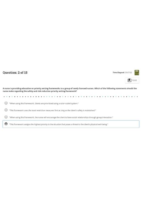 SOLUTION: Rn priority setting frameworks assessment with complete ...