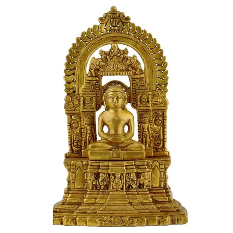 The Advitya | Mahaveera - Jain Tirthankara Brass Statue
