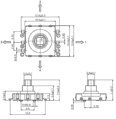 MU Multidirectional Switches - Apem | Mouser