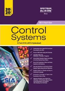 Control Systems, B.Tech II-Year II-Sem (EEE) R18 (JNTU-HYDERABAD ...
