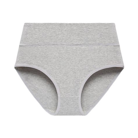 4 Packs Womens Underwear Plus Size High Waist Lace Trim Solid Color ...