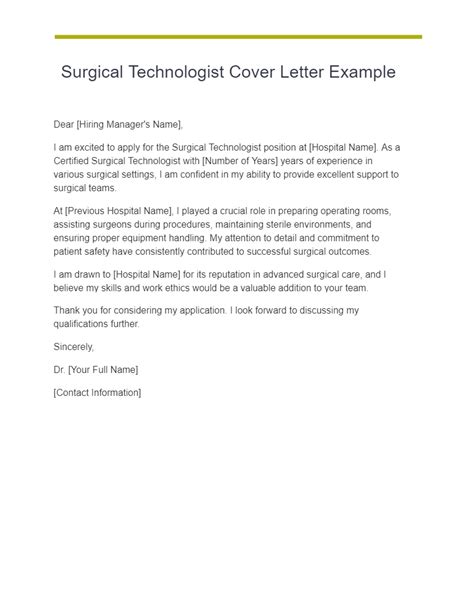 Image result for Cover Letter Examples Tissue Engineering