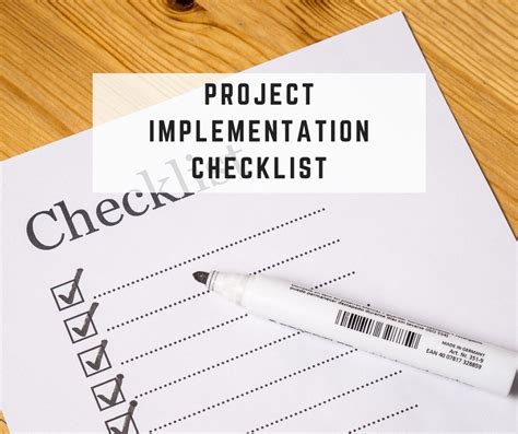 Image result for Prject Implementation Checklist