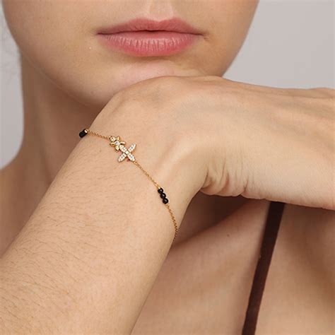 Manasvini Mangalsutra Bracelet | 18K Gold Vermeil – PALMONAS