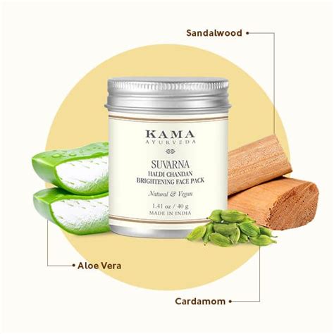 Buy Suvarna Haldi Chandan Face Pack | Kama Ayurveda