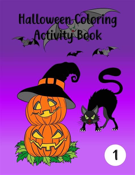 Buy Halloween Coloring Activity Book: Scary Education Learning Fun for ...