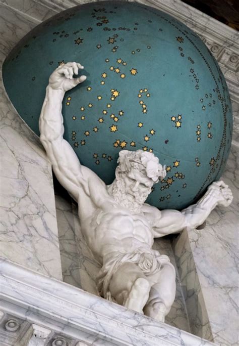 Atlas Holding The World Statue