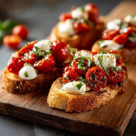 Bruschetta Recipe with Mozzarella