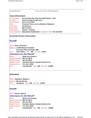 Circuit Court Case Search | pdfFiller