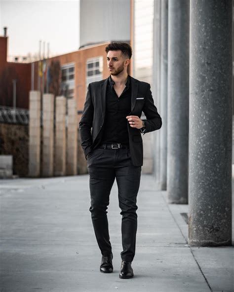 45 edgy and elegant all-black outfits for men - vogueymen.com