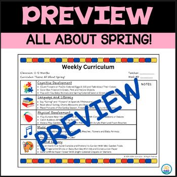 Image result for Spring Lesson Plan