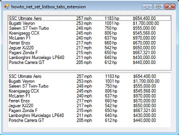 ListBox in Visual Basic .Net 的图像结果